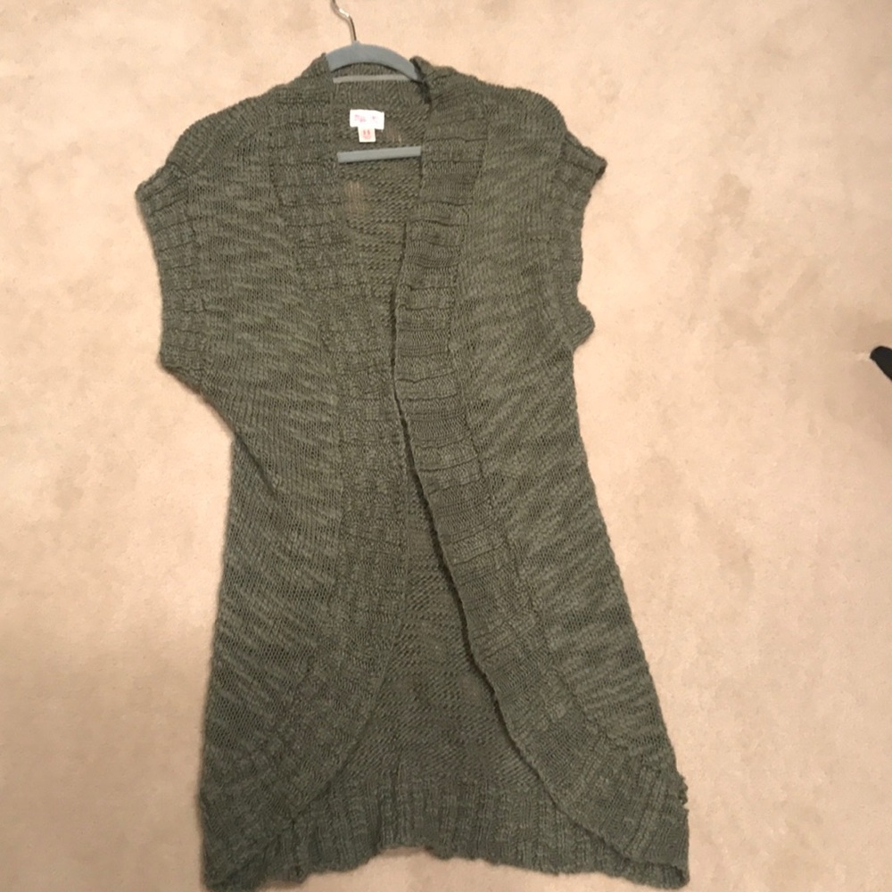 Hunter green cardigan